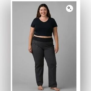 Prana yoga athletic pants dark gray sz 3X plus